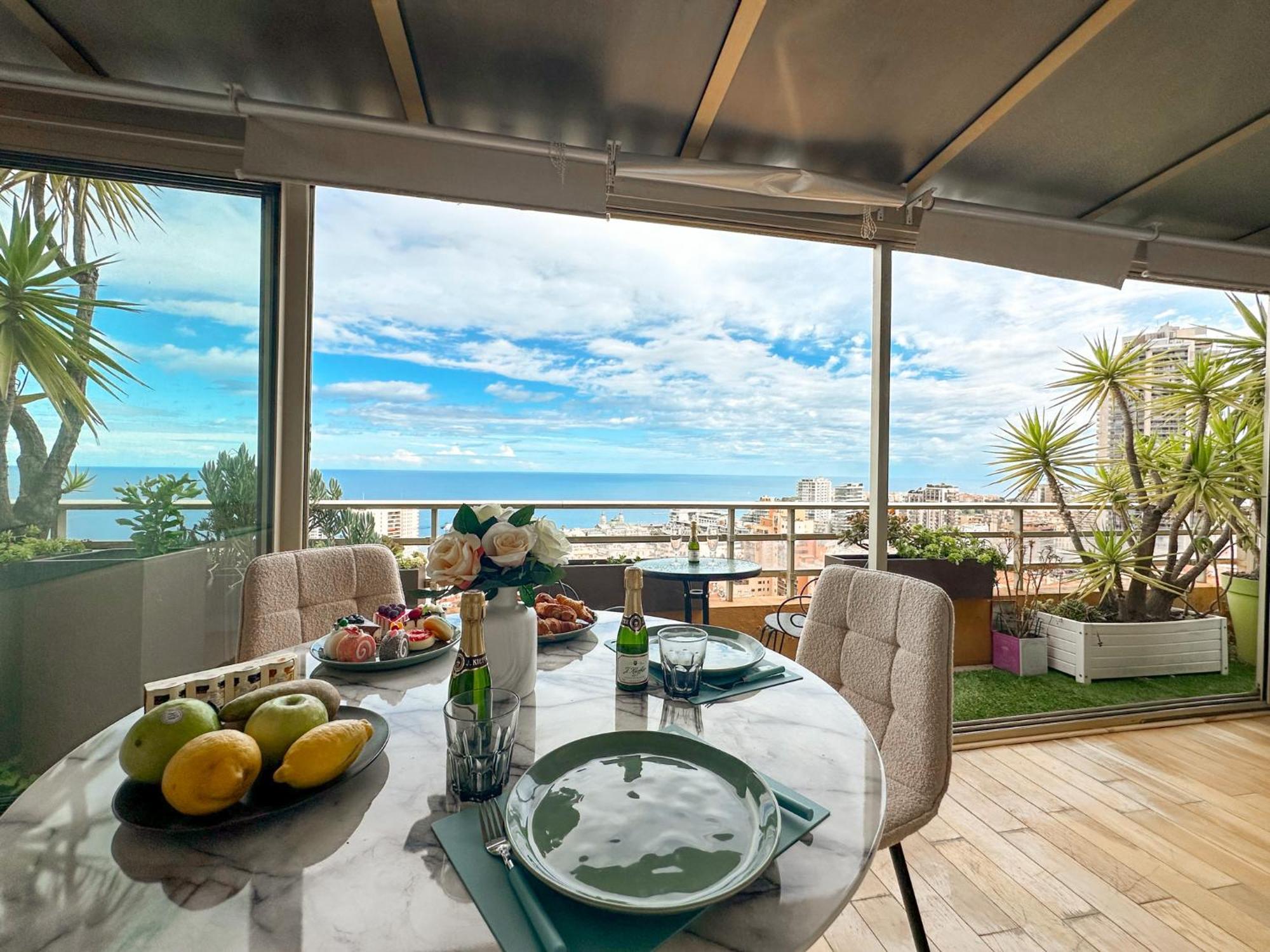 Panoramic Monaco View, Bnbrickeys Beausoleil Exteriér fotografie